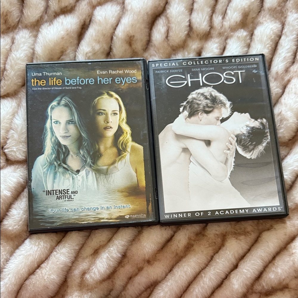 Classic 2000’s Films The Life Before Her Eyes and Ghost DVD Set